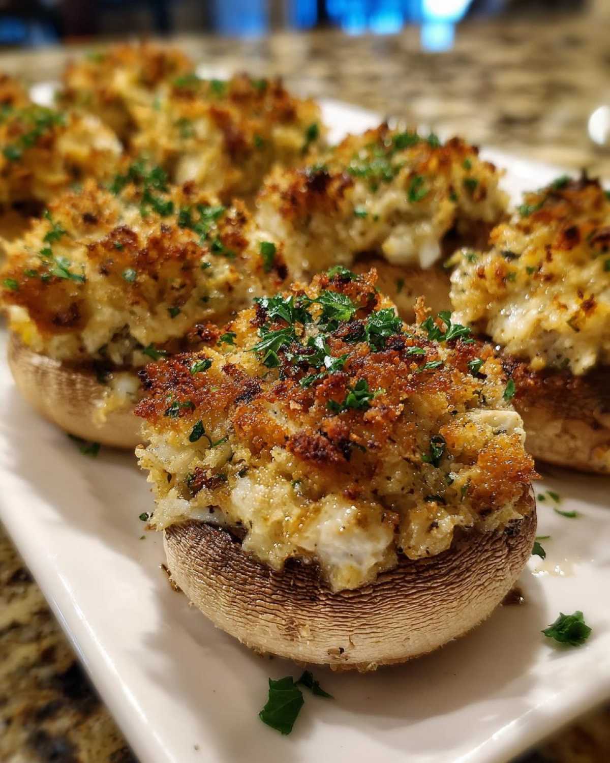 Crab Stuffed Mushrooms - detail 4