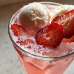 Fruity Strawberry Soda Float