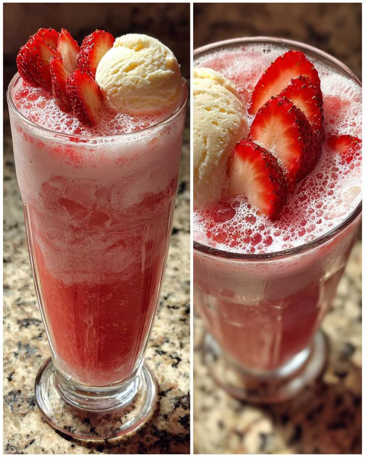 Fruity Strawberry Soda Float - detail 4