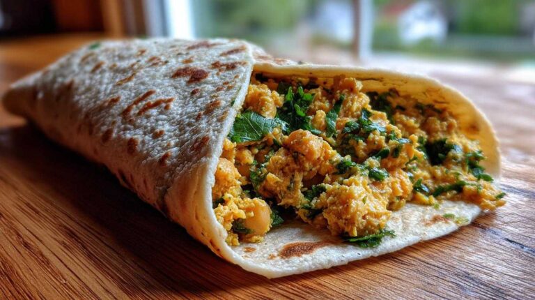 Amazing 10-Min Lemon Garlic Chickpea Wraps joy Lemon Garlic Chickpea Wraps