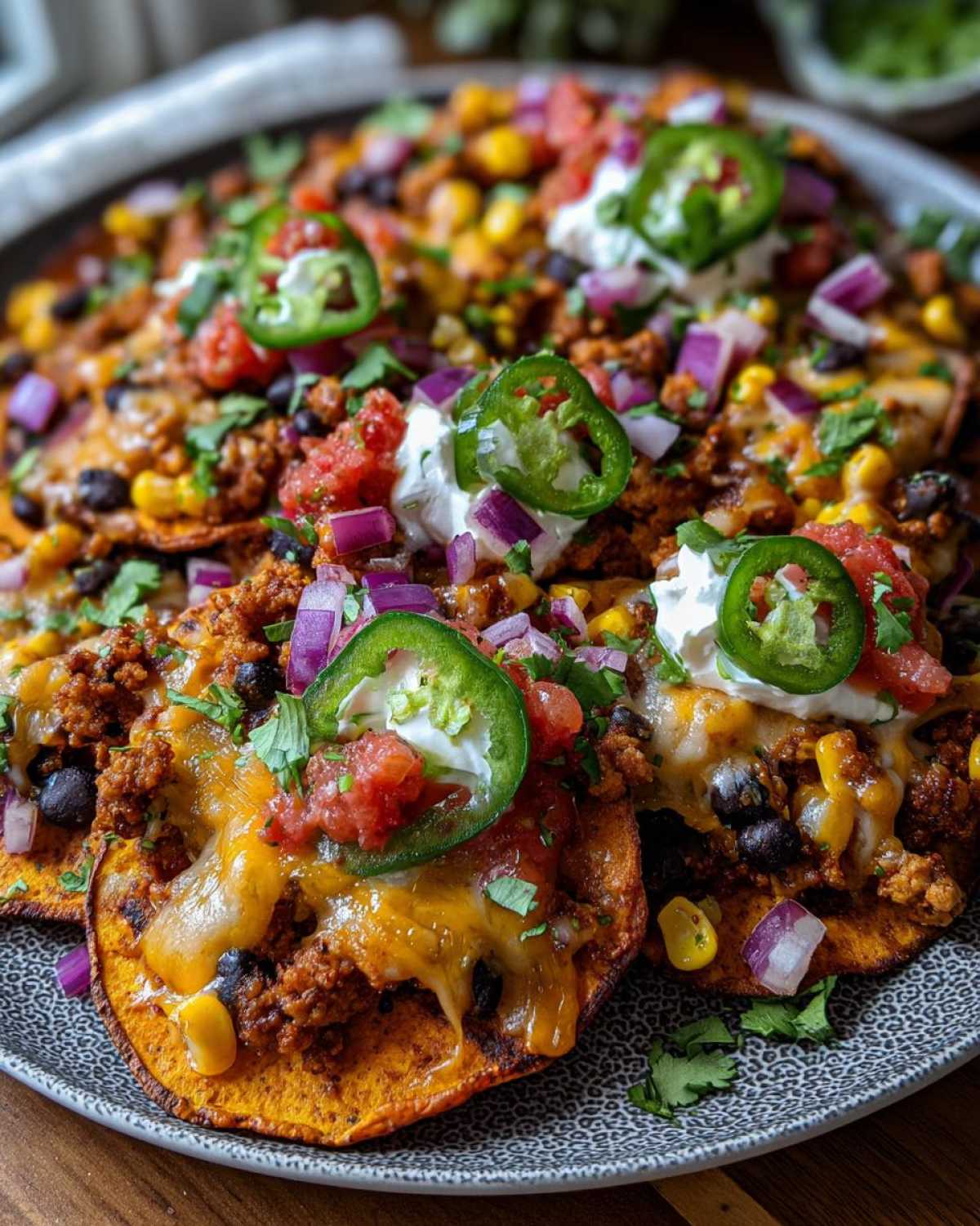 Loaded Sweet Potato Nachos - detail 4