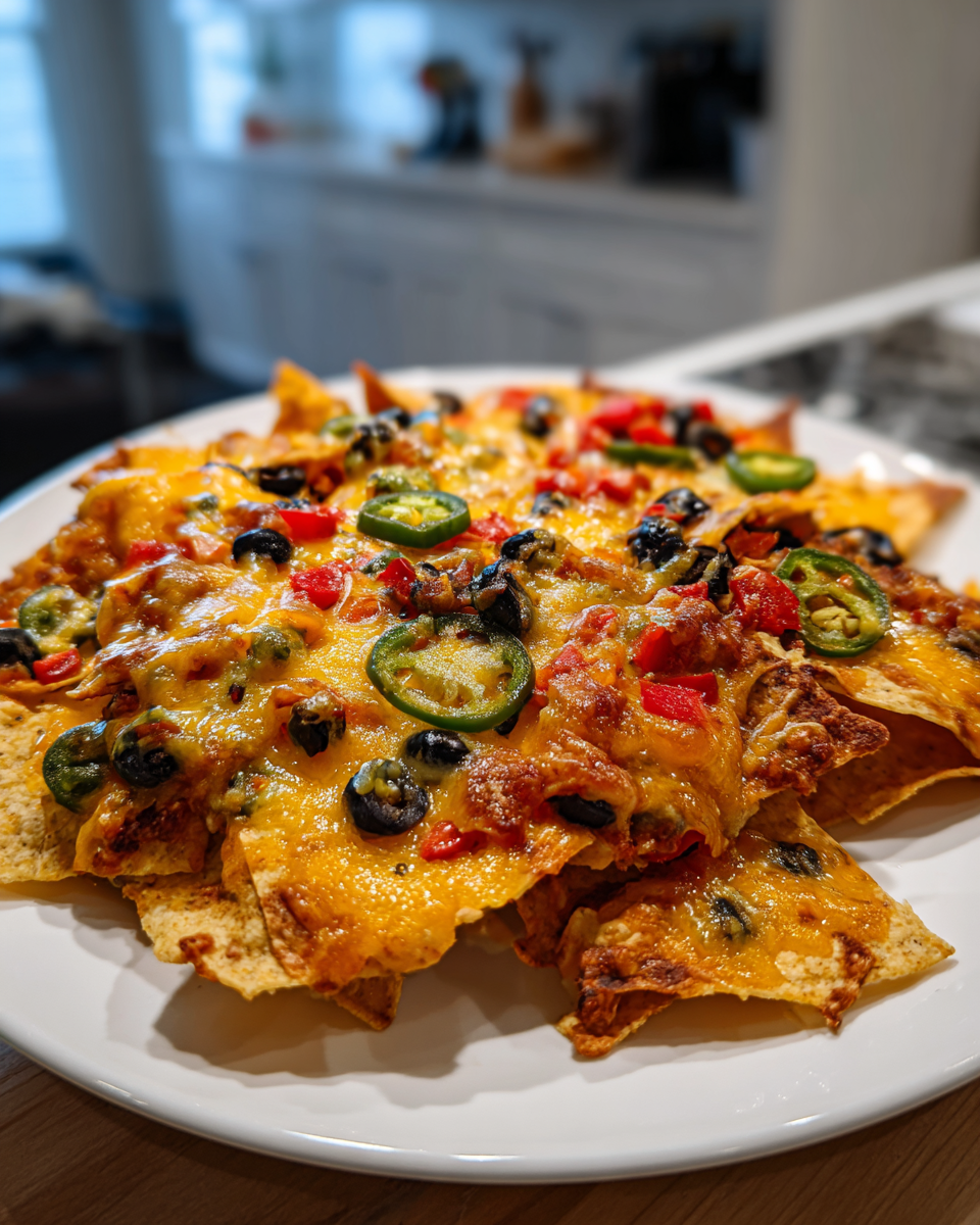 Loaded Veggie Nachos - detail 1