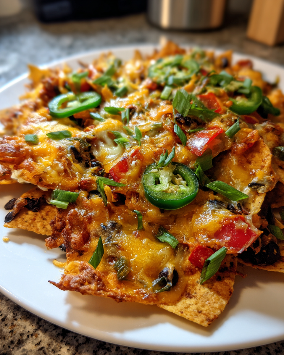 Loaded Veggie Nachos - detail 2