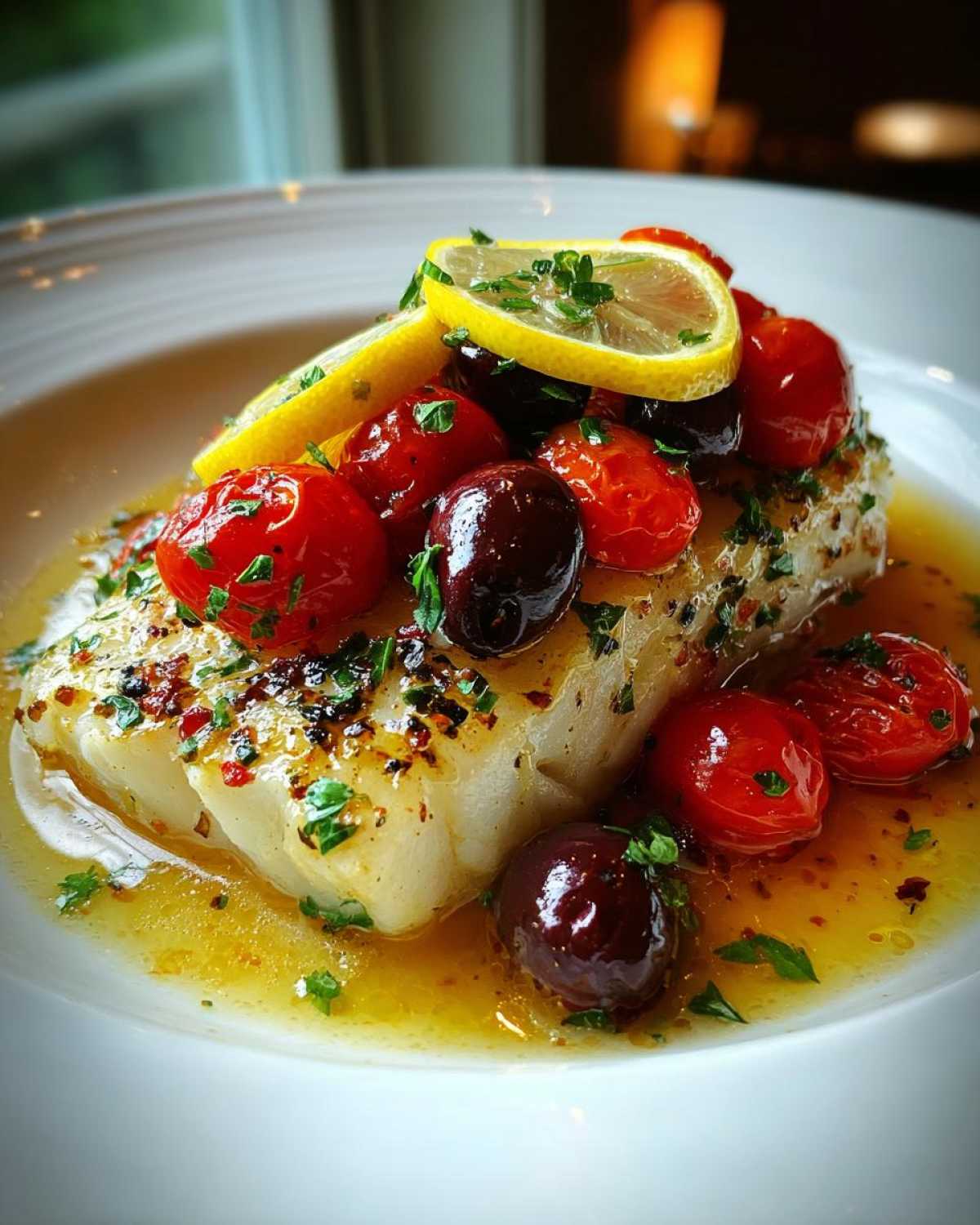 Mediterranean Baked Cod with Olives - detail 3