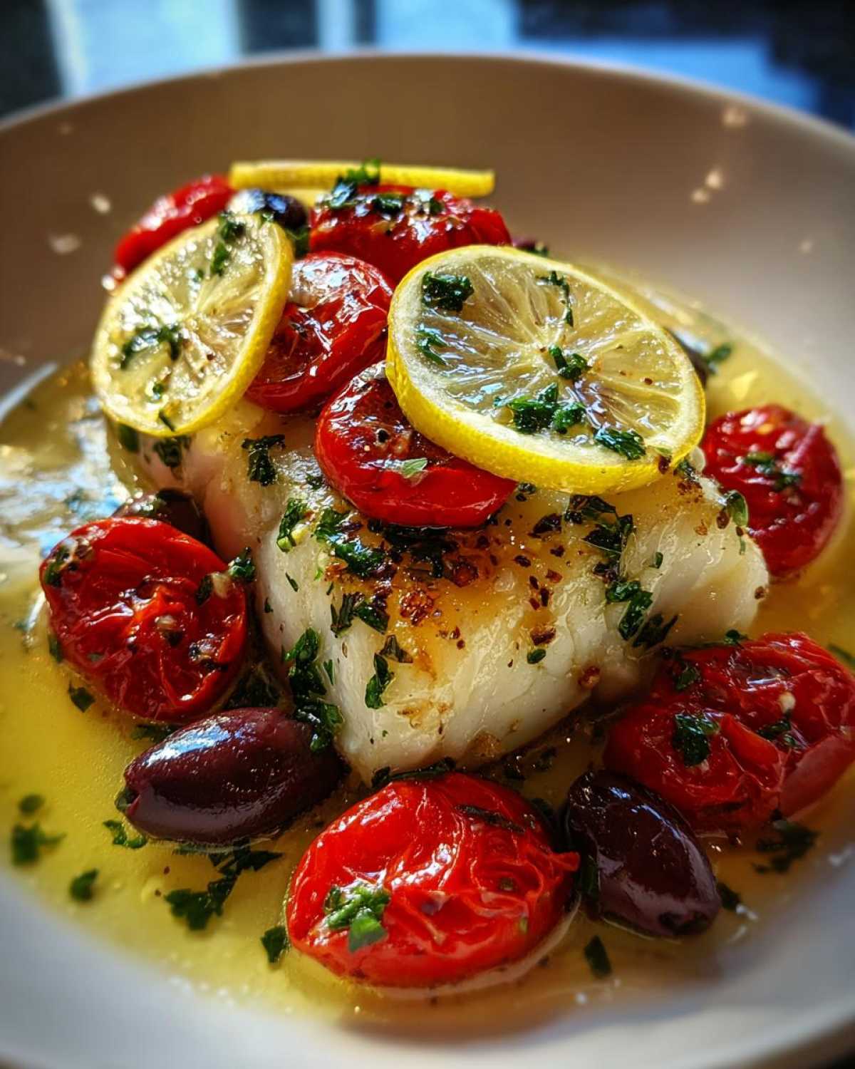 Mediterranean Baked Cod with Olives - detail 4