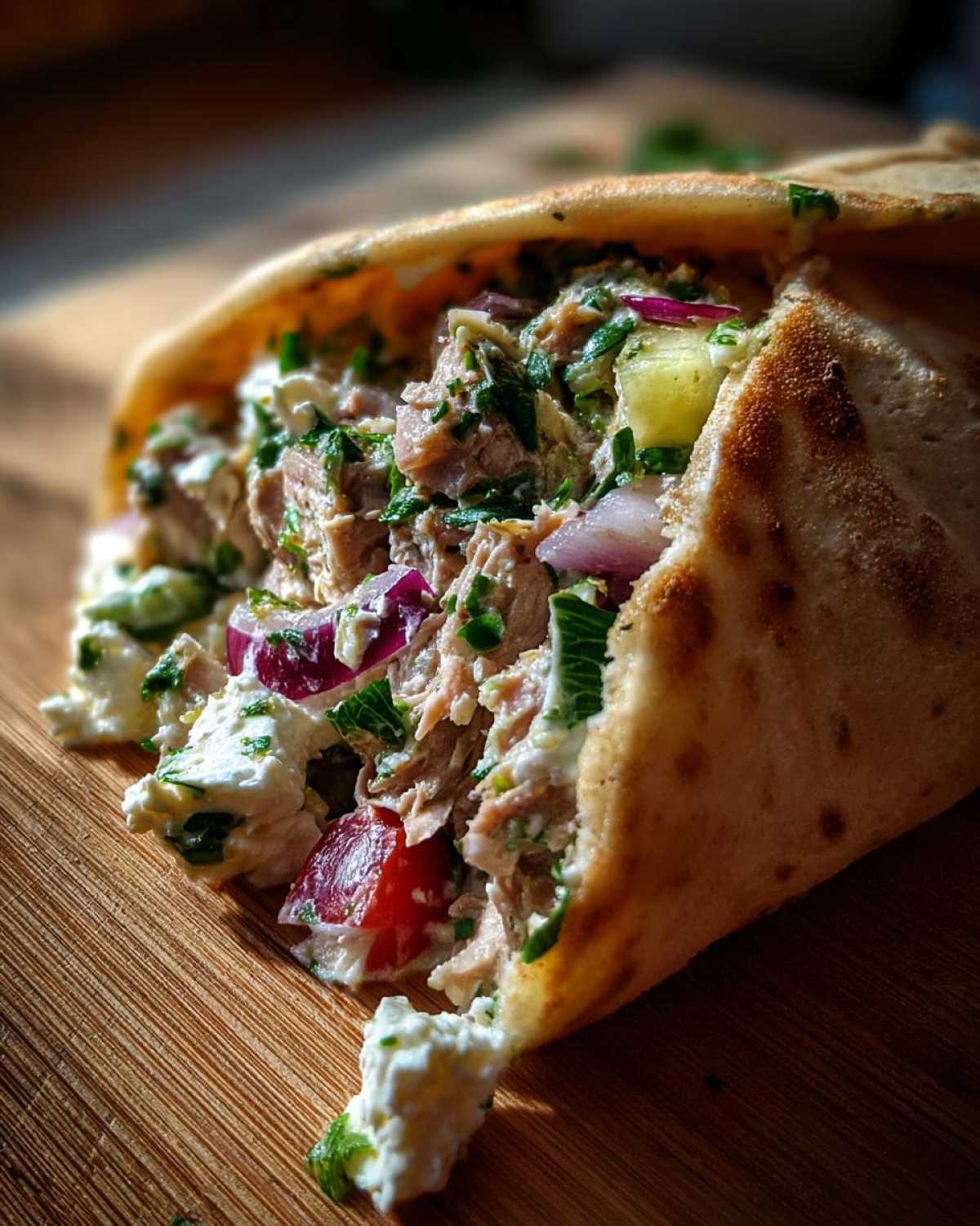 Mediterranean Tuna Salad Pita - detail 4