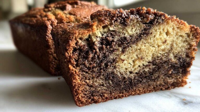 Mocha Swirl Banana Bread