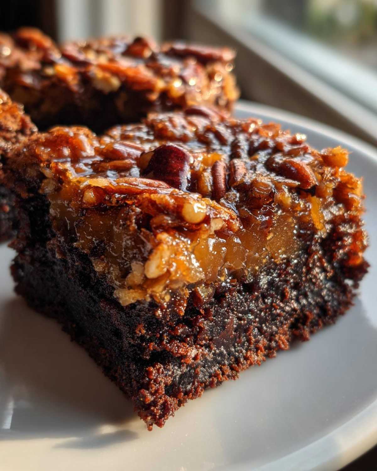Pecan Pie Brownies - detail 2