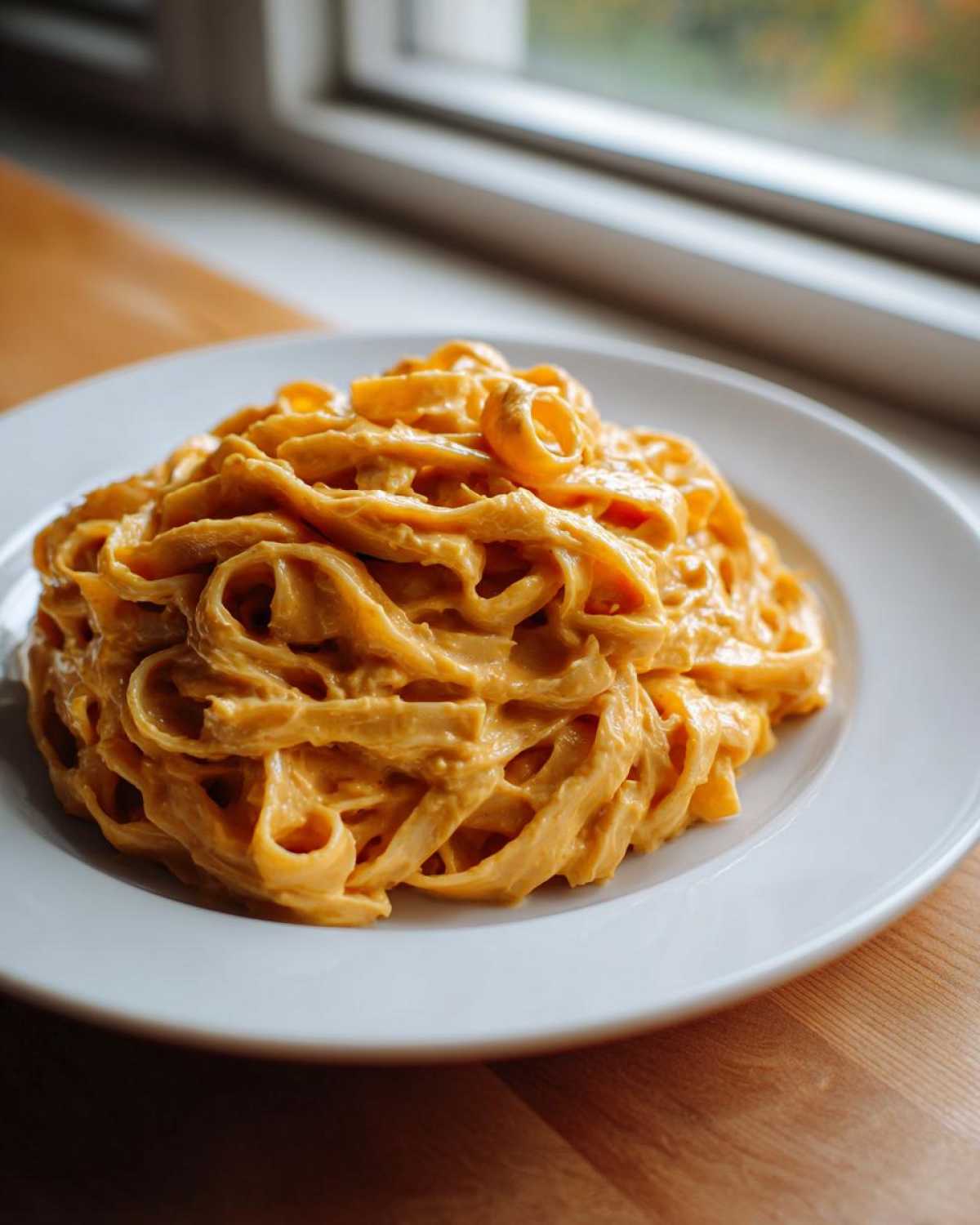Pumpkin Alfredo Pasta - detail 4