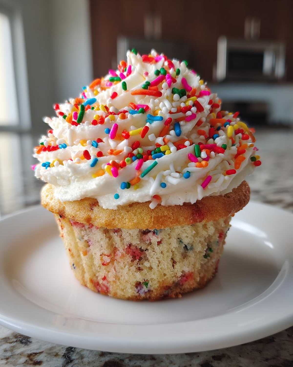 Rainbow Sprinkle Cupcakes - detail 4