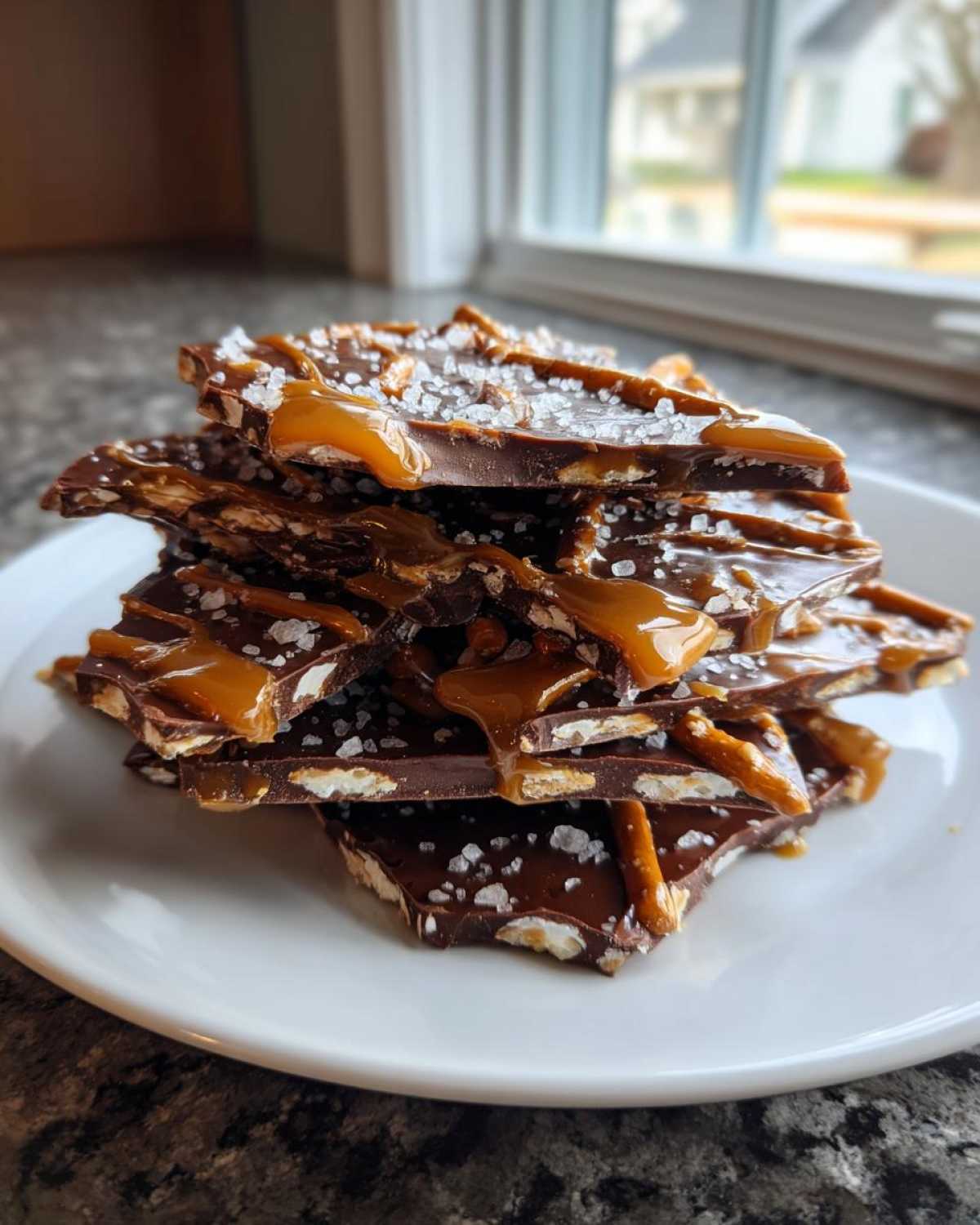 Salted Caramel Pretzel Bark - detail 4