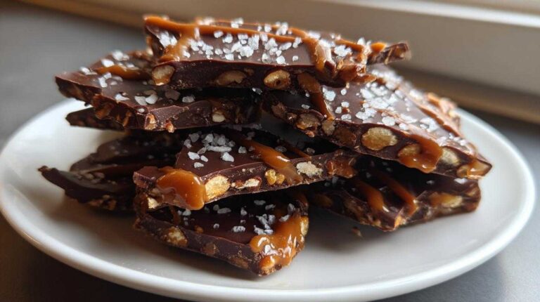 Amazing Salted Caramel Pretzel Bark: 1 Foolproof Chill Secret Salted Caramel Pretzel Bark