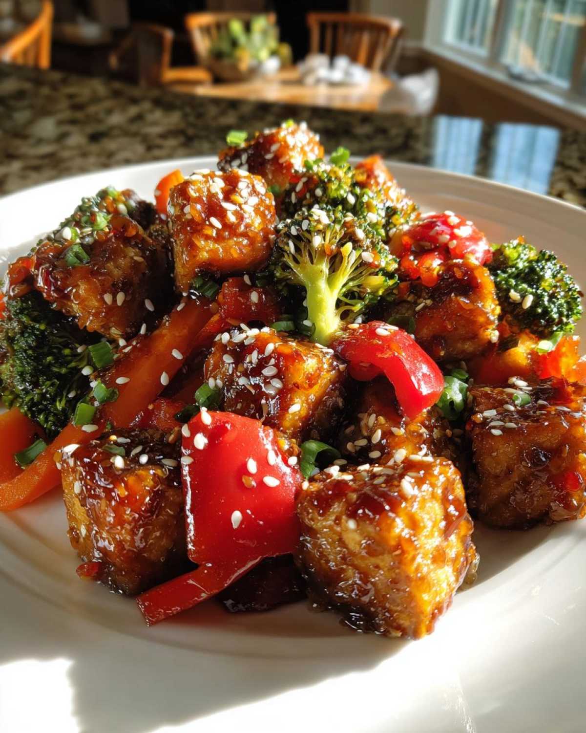 Sesame Ginger Tofu Stir-Fry - detail 3