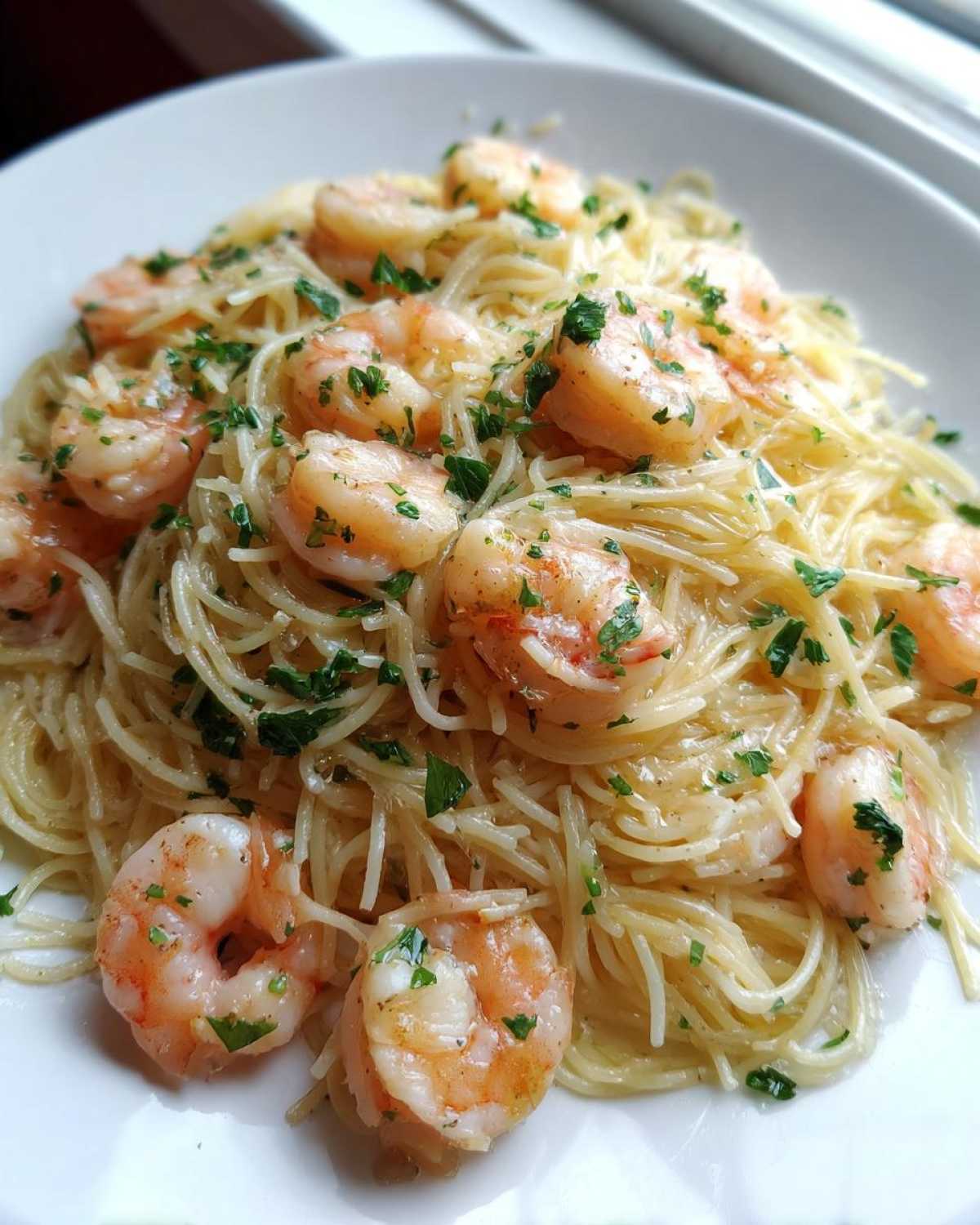 Shrimp Scampi with Angel Hair Pasta - detail 4
