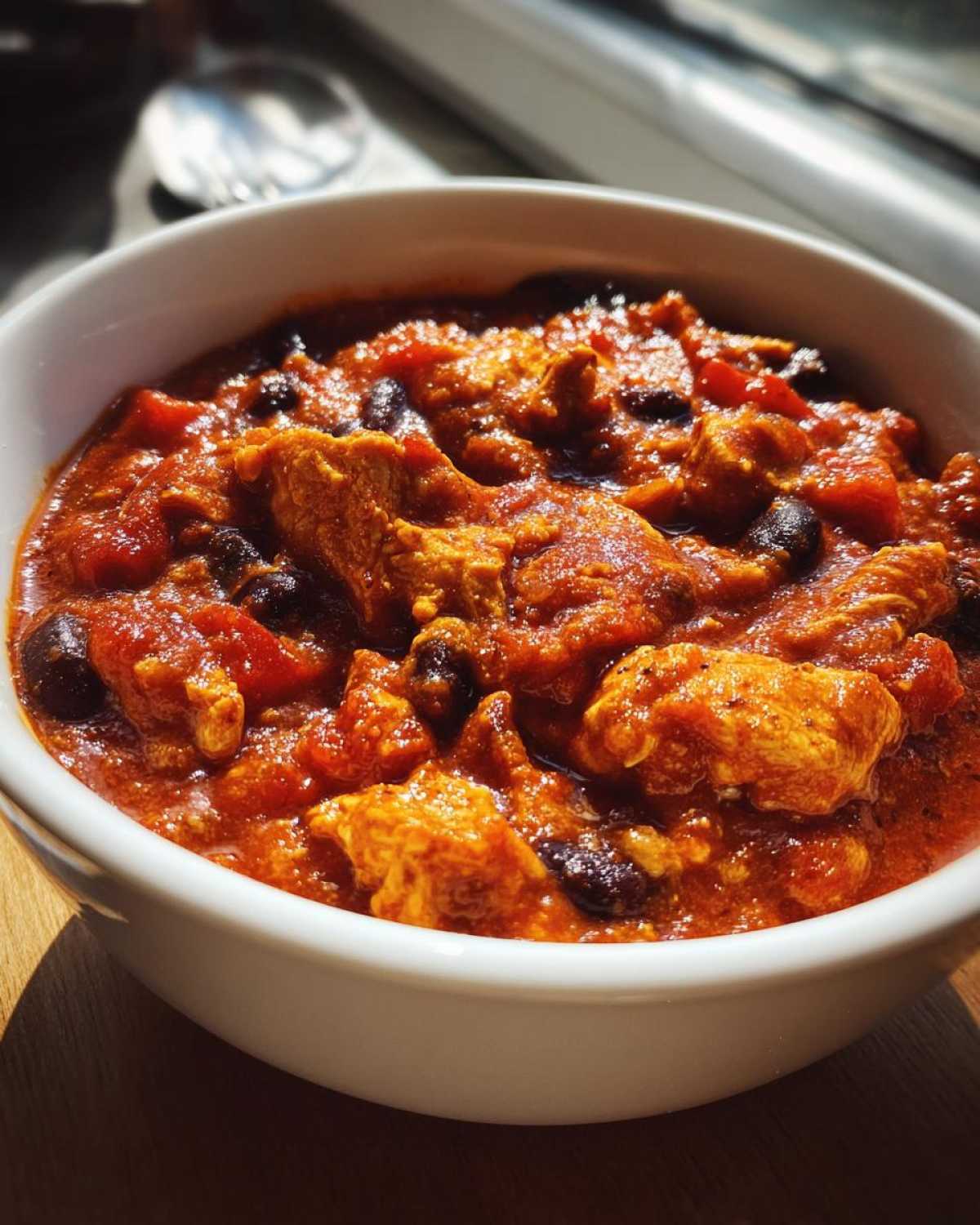 Southwestern Chicken Chili - detail 3