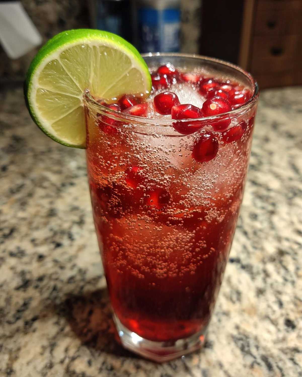 Spiced Pomegranate Mocktail - detail 2