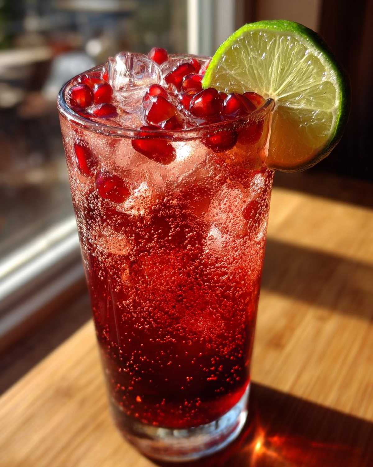 Spiced Pomegranate Mocktail - detail 3