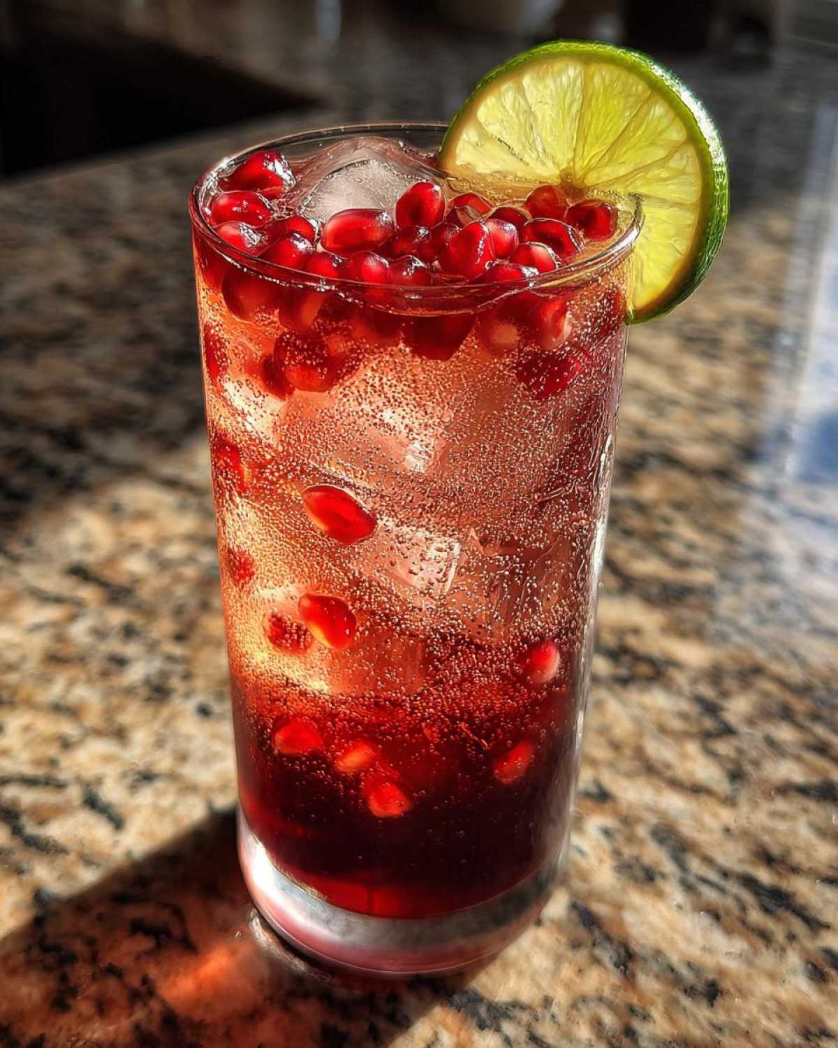 Spiced Pomegranate Mocktail - detail 4