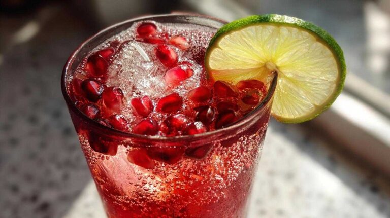 Amazing 5-Minute Spiced Pomegranate Mocktail Joy Spiced Pomegranate Mocktail