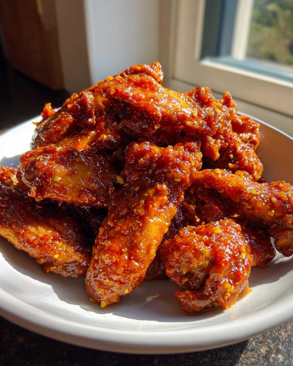 Spicy Honey Garlic Chicken Wings - detail 1