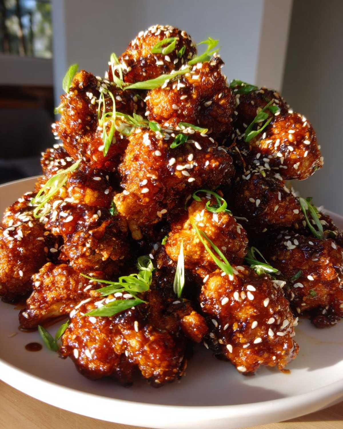Sticky Sesame Cauliflower Bites - detail 1
