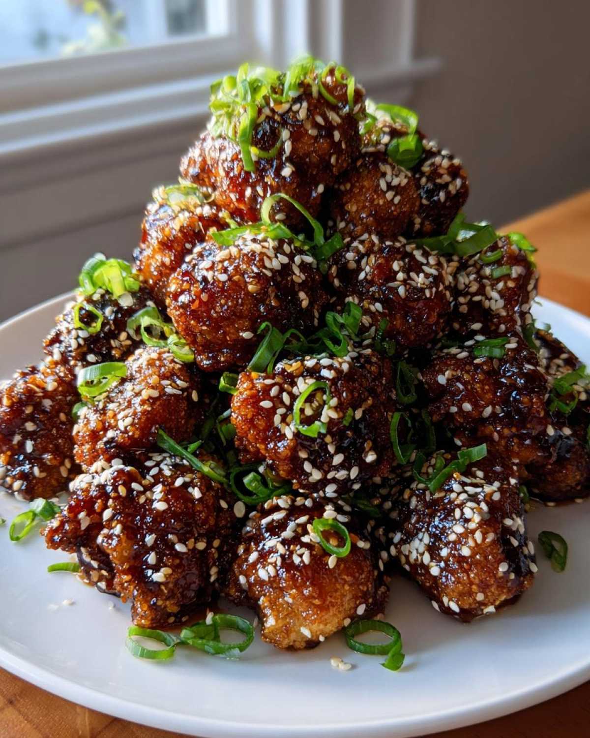 Sticky Sesame Cauliflower Bites - detail 2
