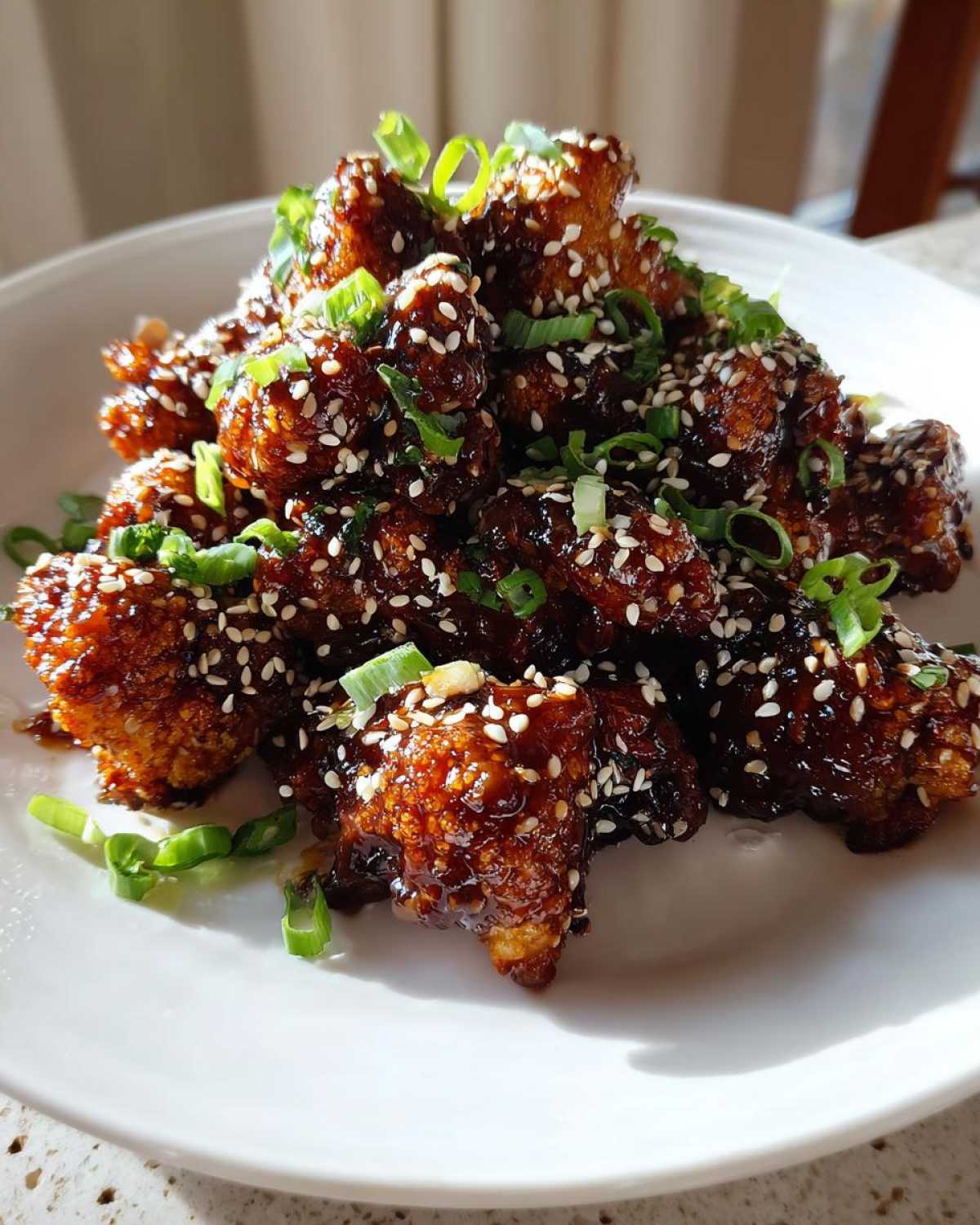 Sticky Sesame Cauliflower Bites - detail 4