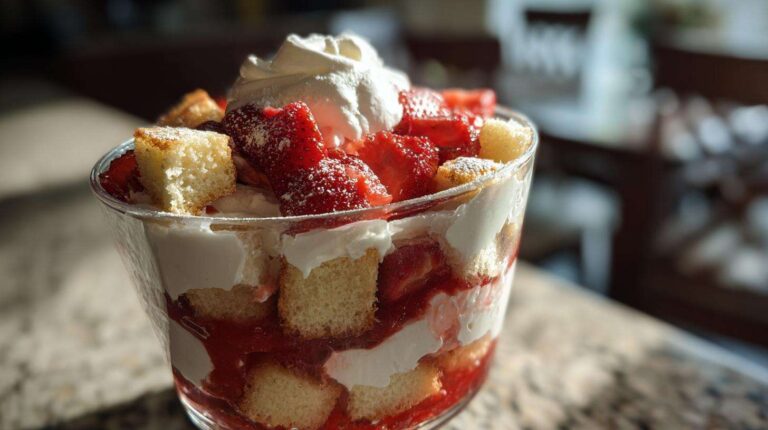 Strawberry Shortcake Trifles