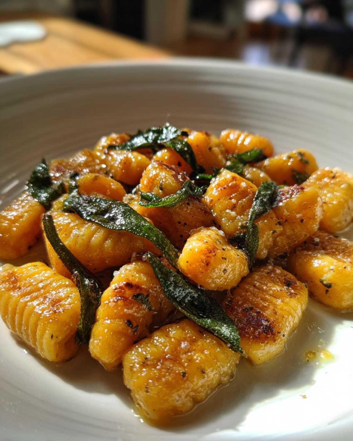 Sweet Potato Gnocchi with Sage Butter - detail 2