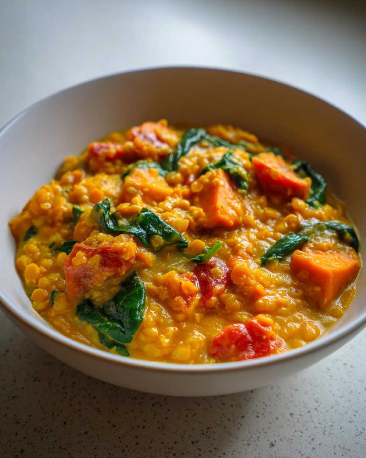 Sweet Potato Lentil Curry - detail 1