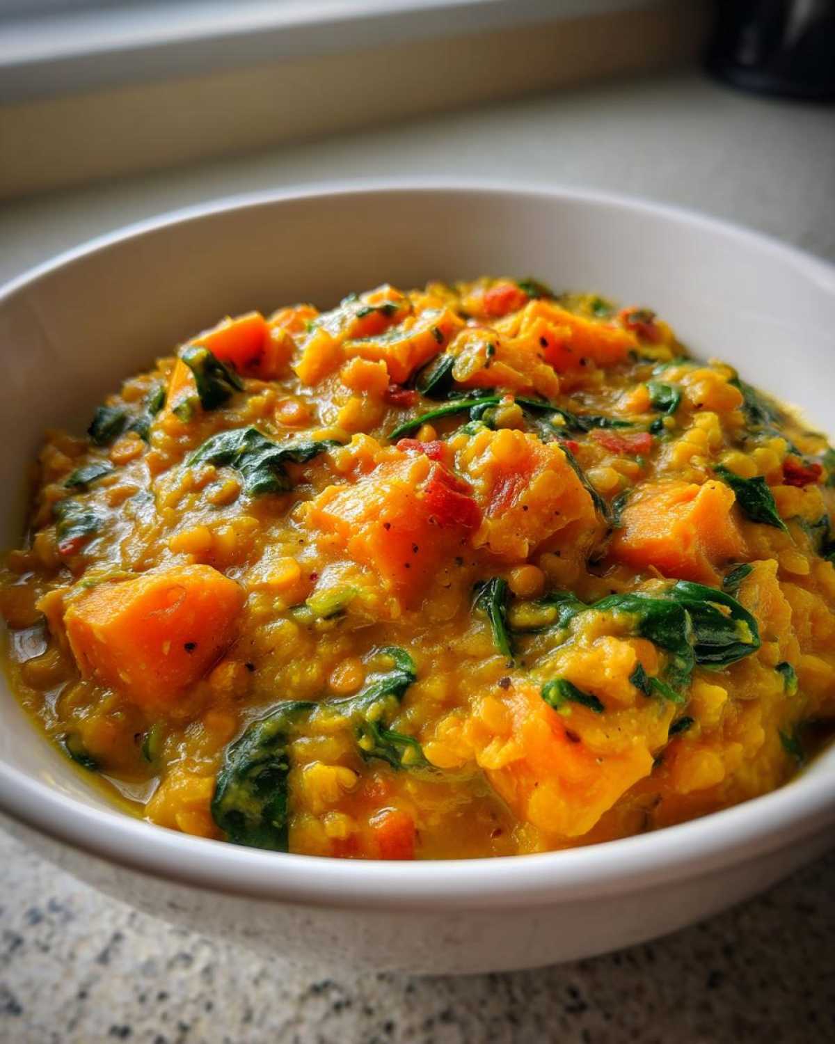 Sweet Potato Lentil Curry - detail 2