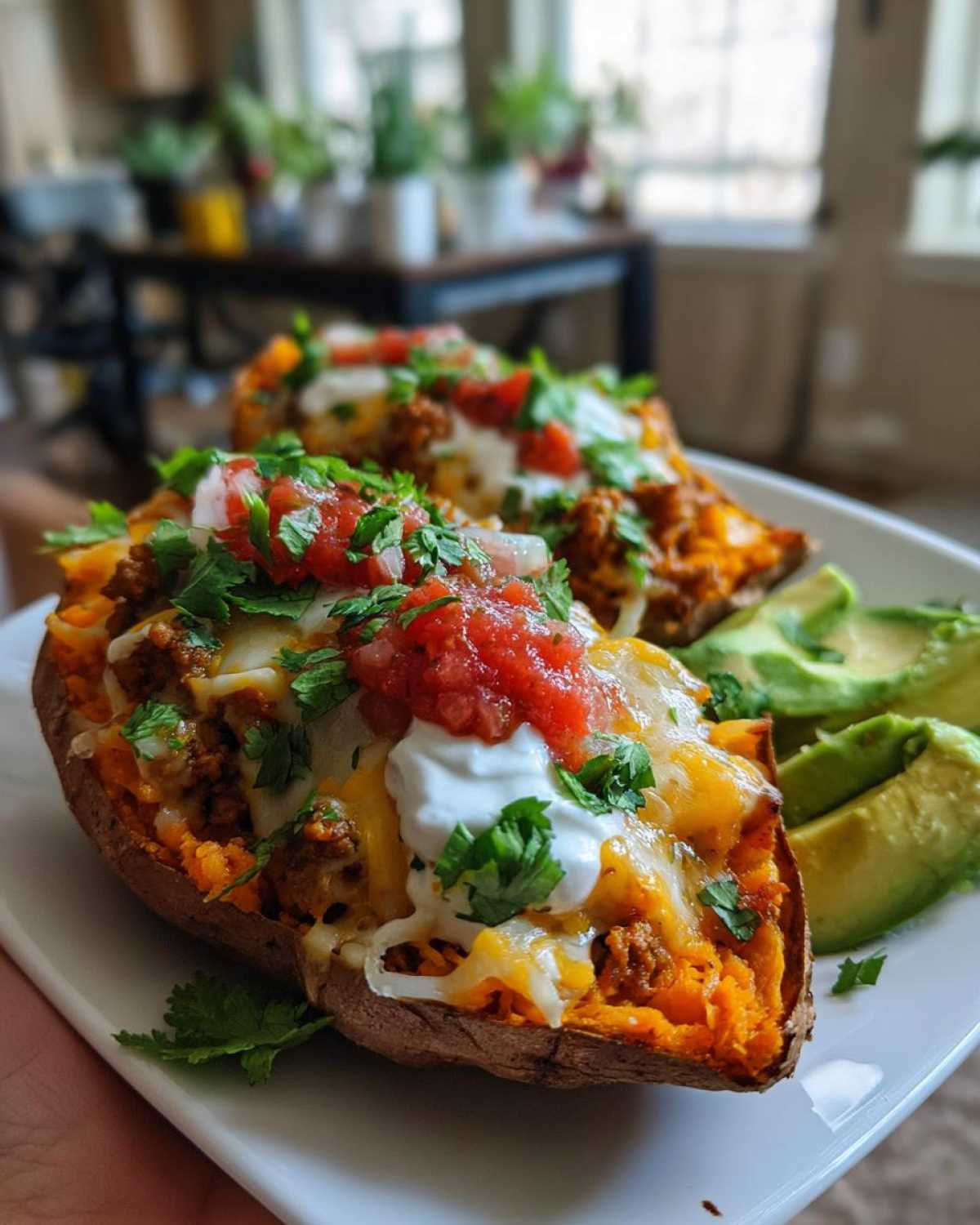 Taco Stuffed Sweet Potatoes - detail 2