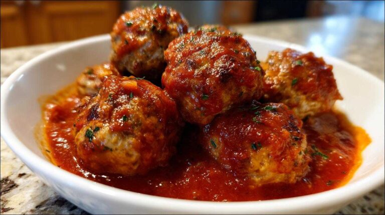 Amazing 18-Minute Turkey Meatballs in Marinara Turkey Meatballs in Marinara