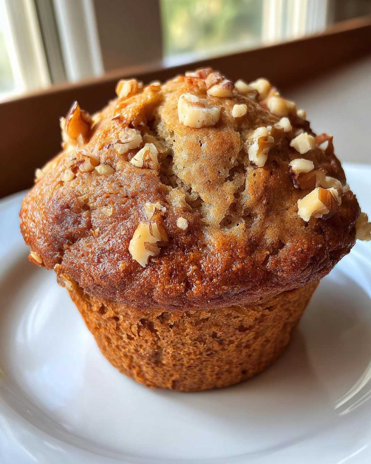 Vegan Banana Nut Muffins - detail 3