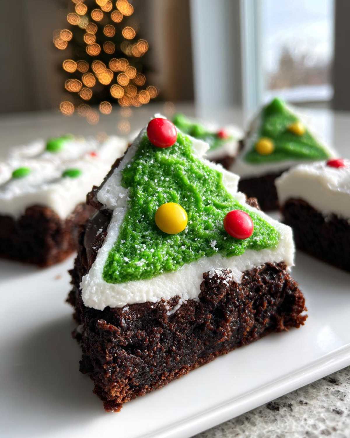 Christmas Tree Brownies - detail 2