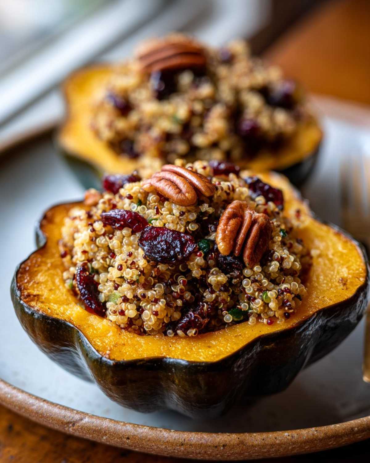 Stuffed Acorn Squash with Quinoa - detail 2