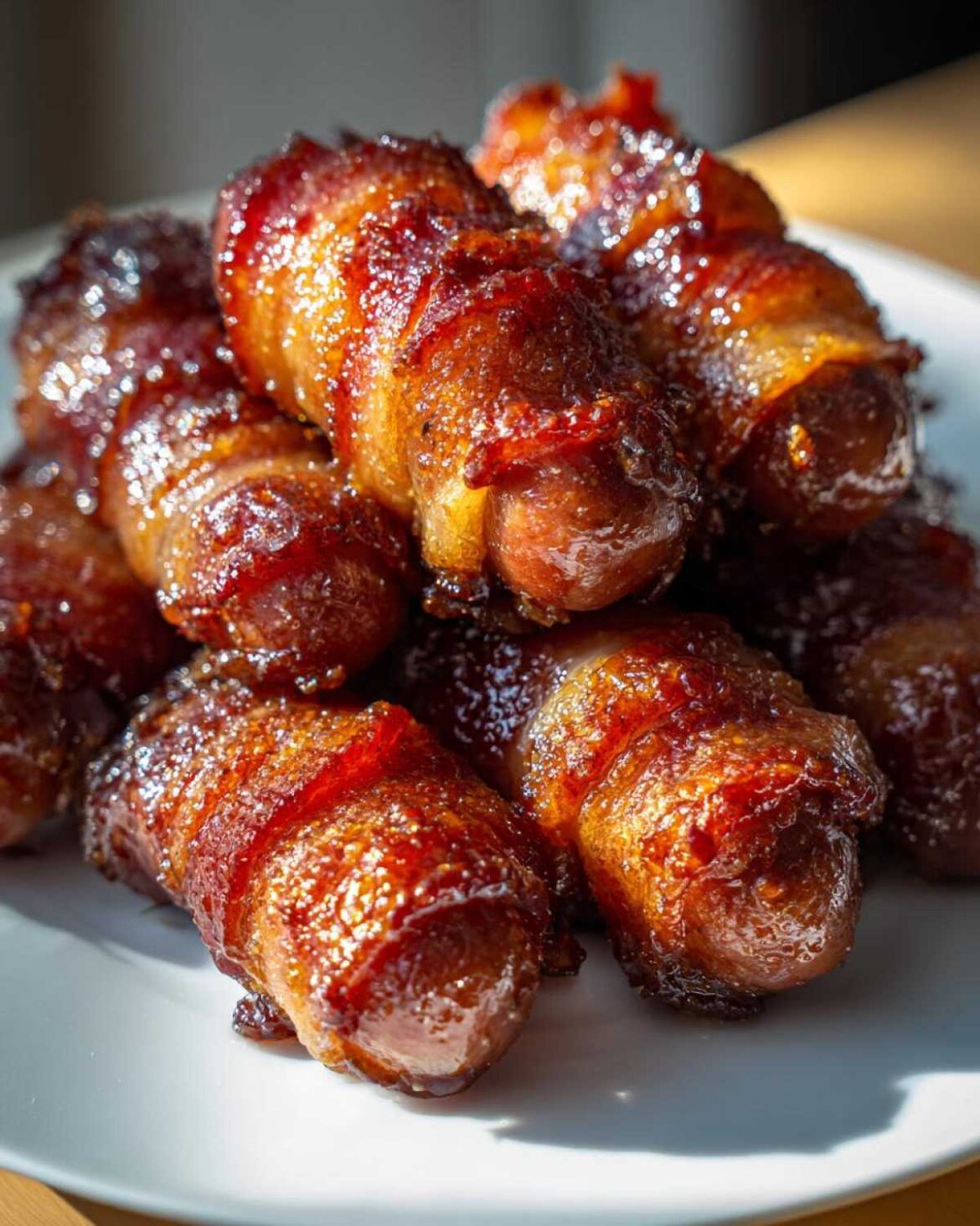 Guaranteed 1 Craveable Brown Sugar Bacon Wrapped Smokies - 911recipes.com